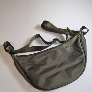 JustFab Khaki Green Shoulder Bag